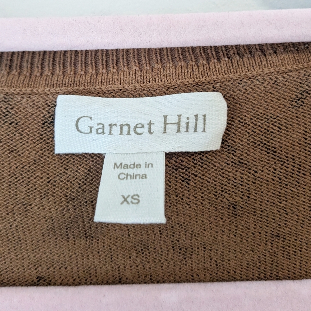 NEW Garnet Hill Silk And Cotton Oversized Sweater - Picture 6 of 8